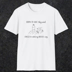 0111 Born to hike they said, forced to catch my breath i say | Funny Dad T-Shirt | RustyDad