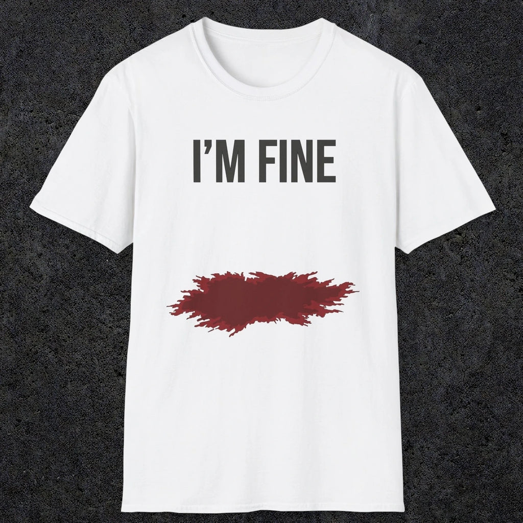 0483 I'M Fine | Funny Dad T-Shirt | RustyDad